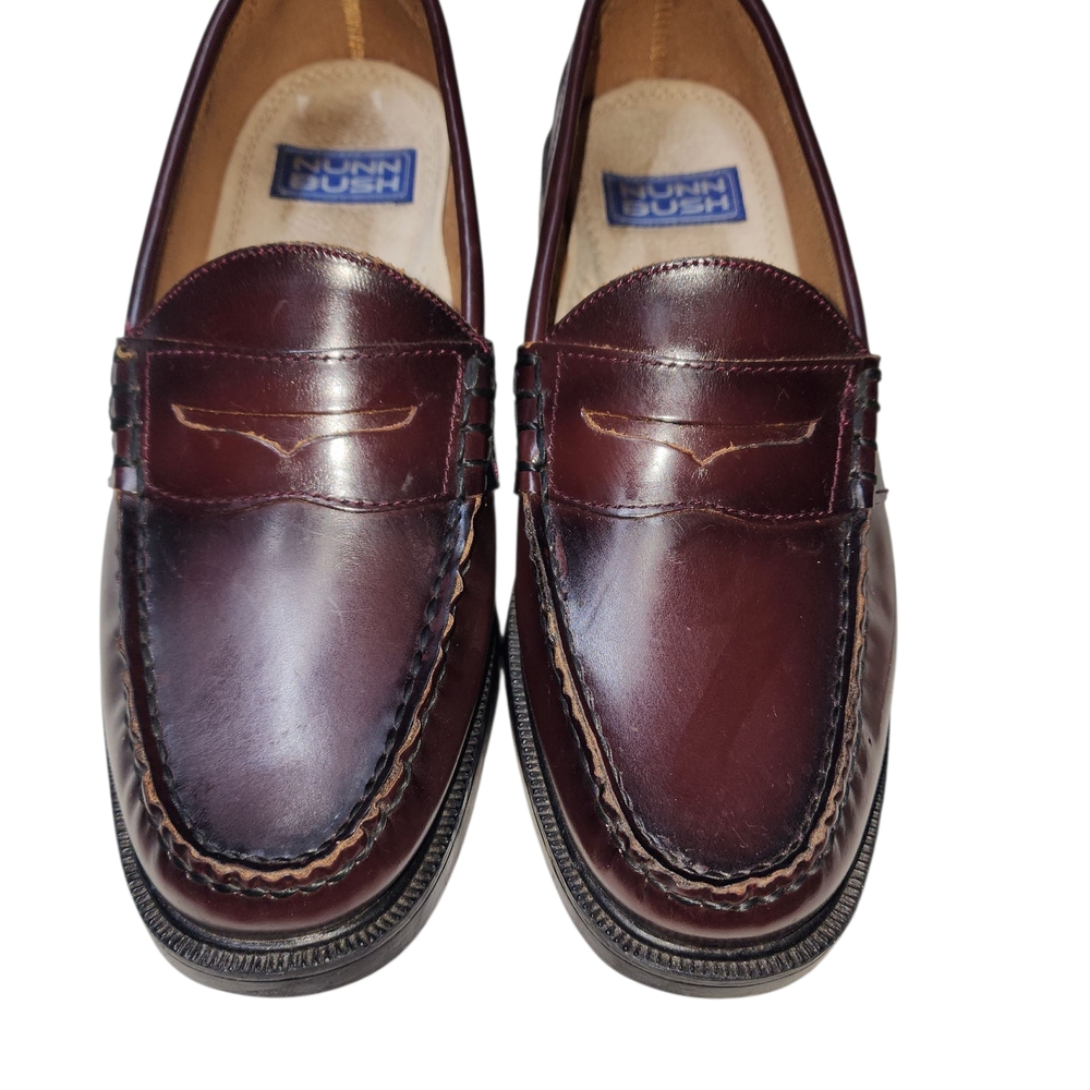 Nunn Bush Brown Slip-On Loafers Timeless Style